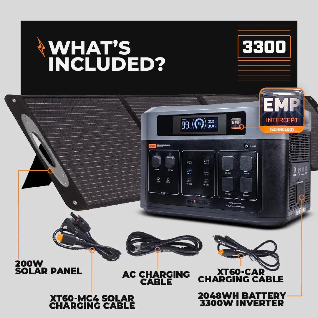 GRID DOCTOR 3300 EMP SOLAR GENERATOR SYSTEM