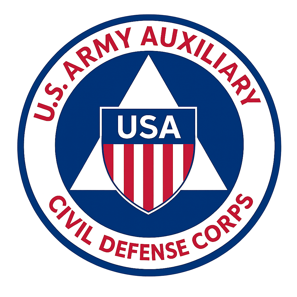 U.S. Army Auxiliary – Civil Defense Corps Full-Color Decal Set of 2
