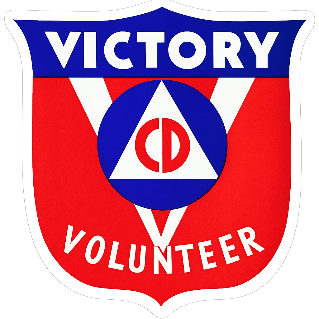 Legacy WWII Civil Defense Volunteer Decal Set (2-Pack)