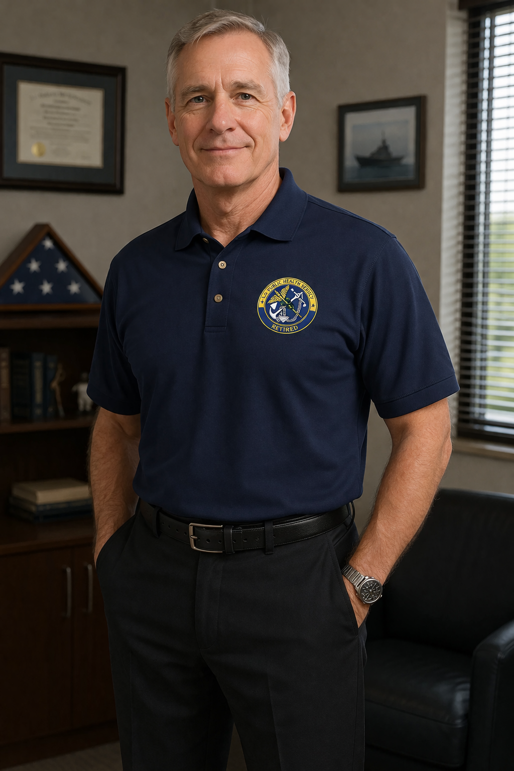 U.S. Public Health Service Retired Officer Polo