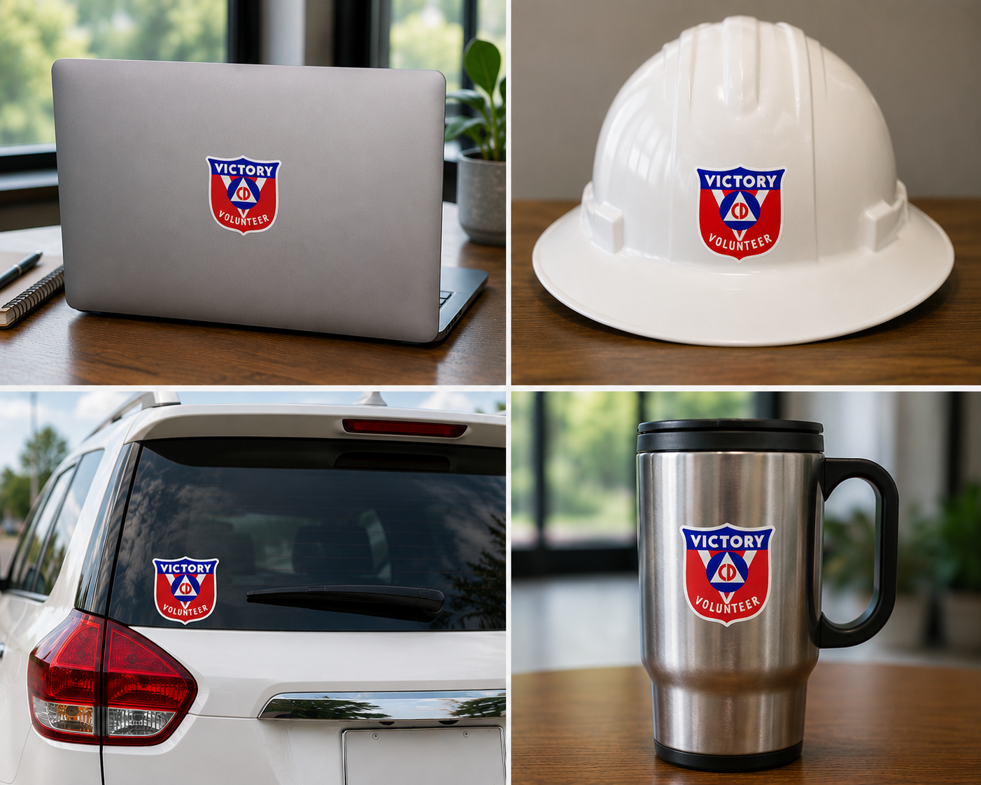Legacy WWII Civil Defense Volunteer Decal Set (2-Pack)