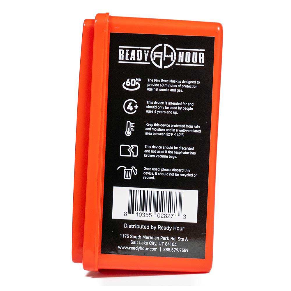 Ready Hour Fire &amp; Smoke Evacuation Mask + Emergency Fire Blanket