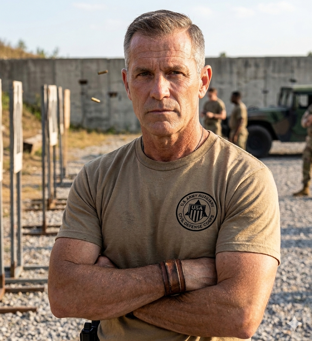 Official Army Auxiliary/Civil Defense Corps OCP T-Shirt