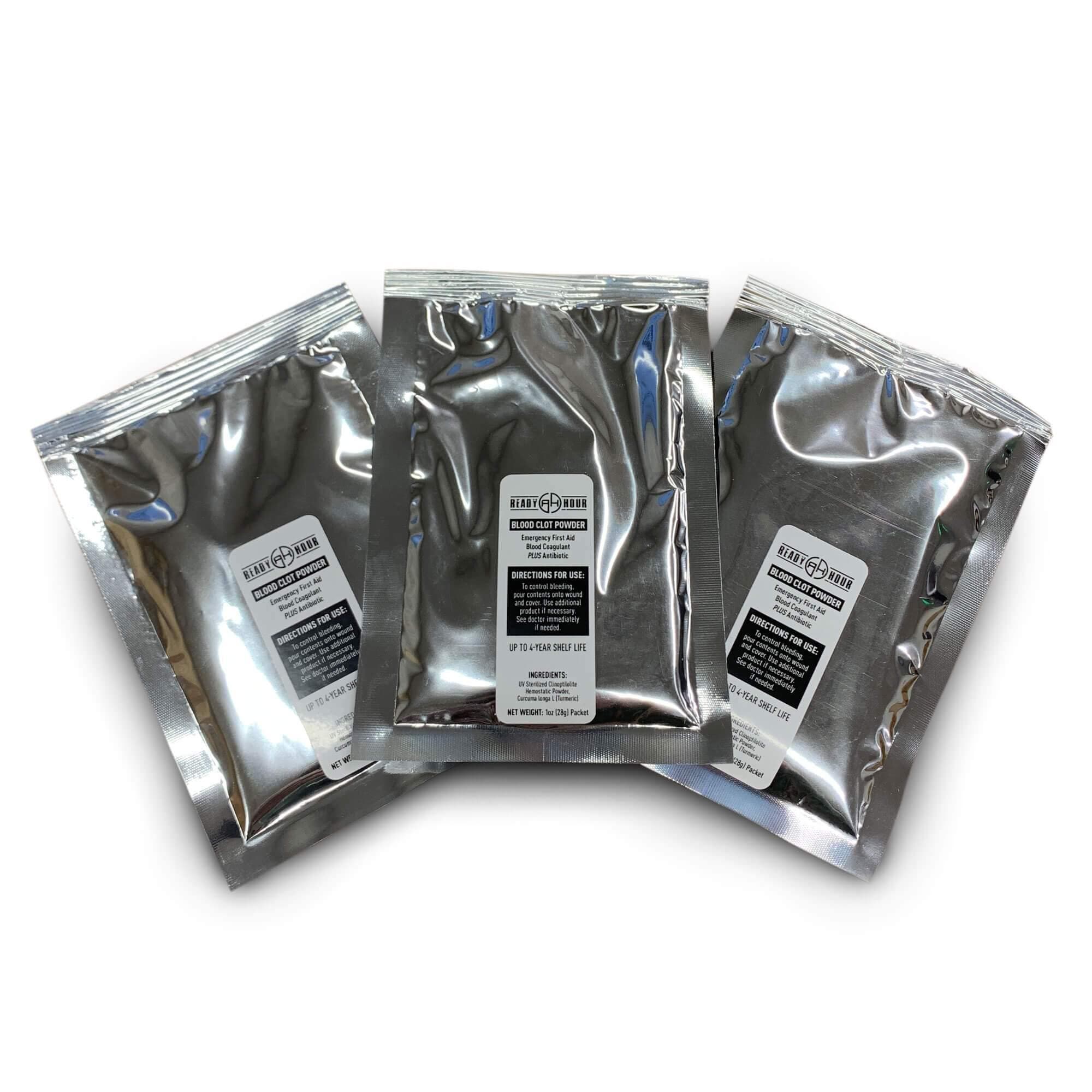 Blood Clot Powder by Ready Hour (1 pkg. w/ 3 packs)