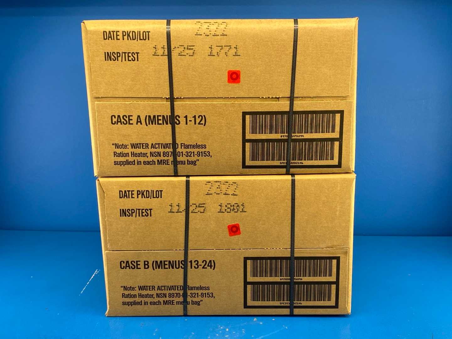 MRE (Meal, Ready-to-Eat) Case (Set of 2)