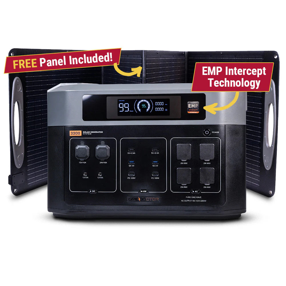 GRID DOCTOR 3300 EMP SOLAR GENERATOR SYSTEM
