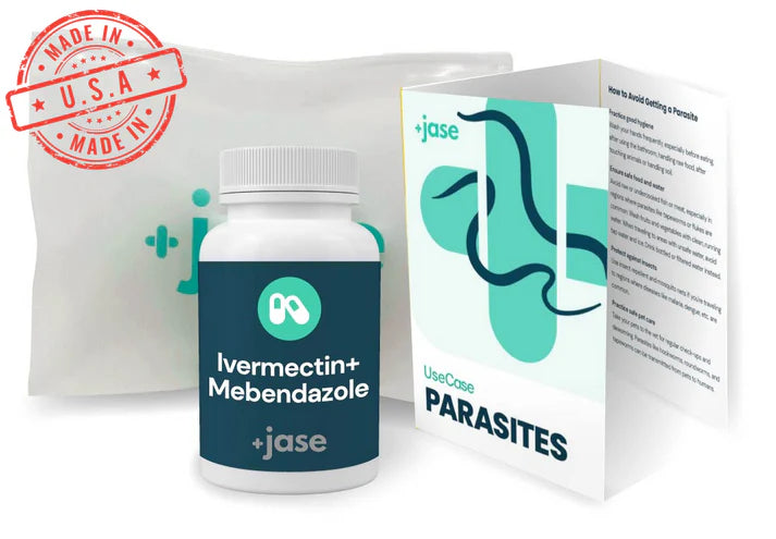 Jase Ivermectin 25mg + Mebendazole 250mg Kit