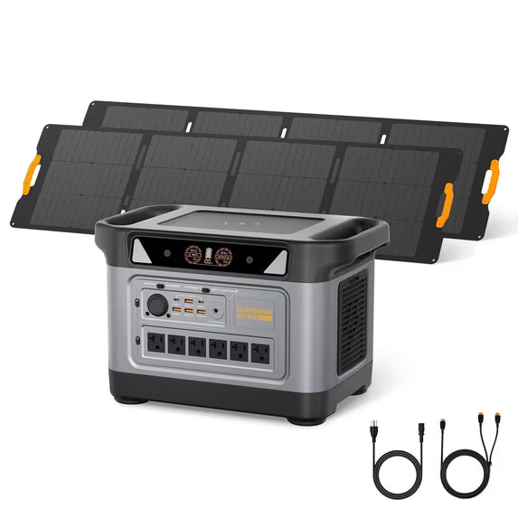 UDPOWER S2400 Solar Generator with Dual 210W Solar Panels