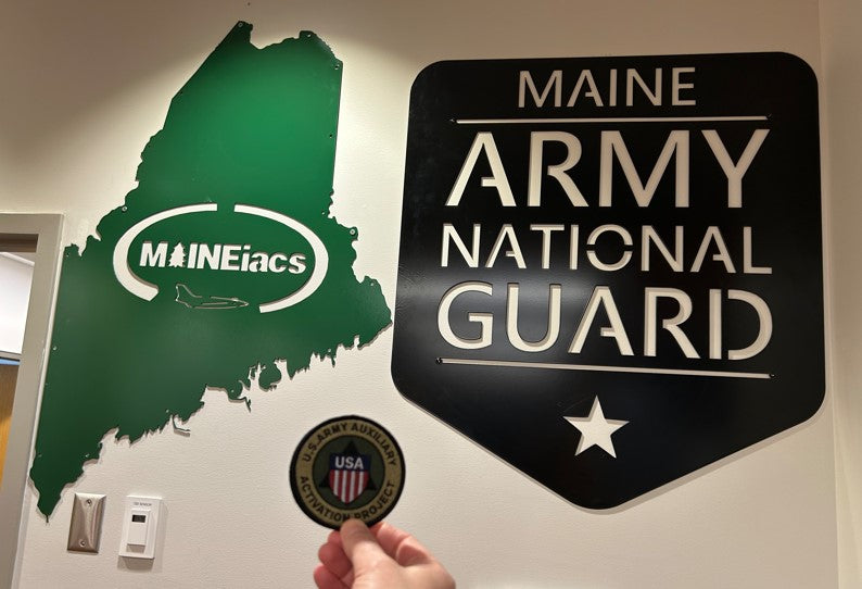 U.S. Army Auxiliary Activation Project Patch w/ Hook & Loop Back