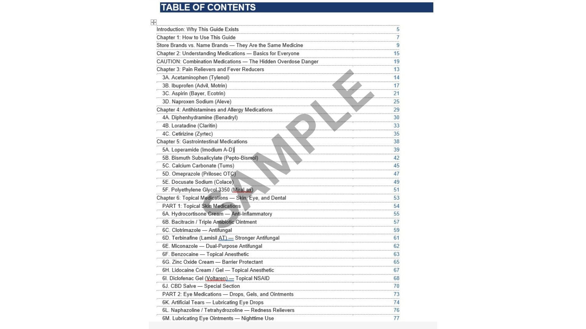 WHEN HELP IS NOT COMING! A Plain-Language Guide to Over-the-Counter Medications