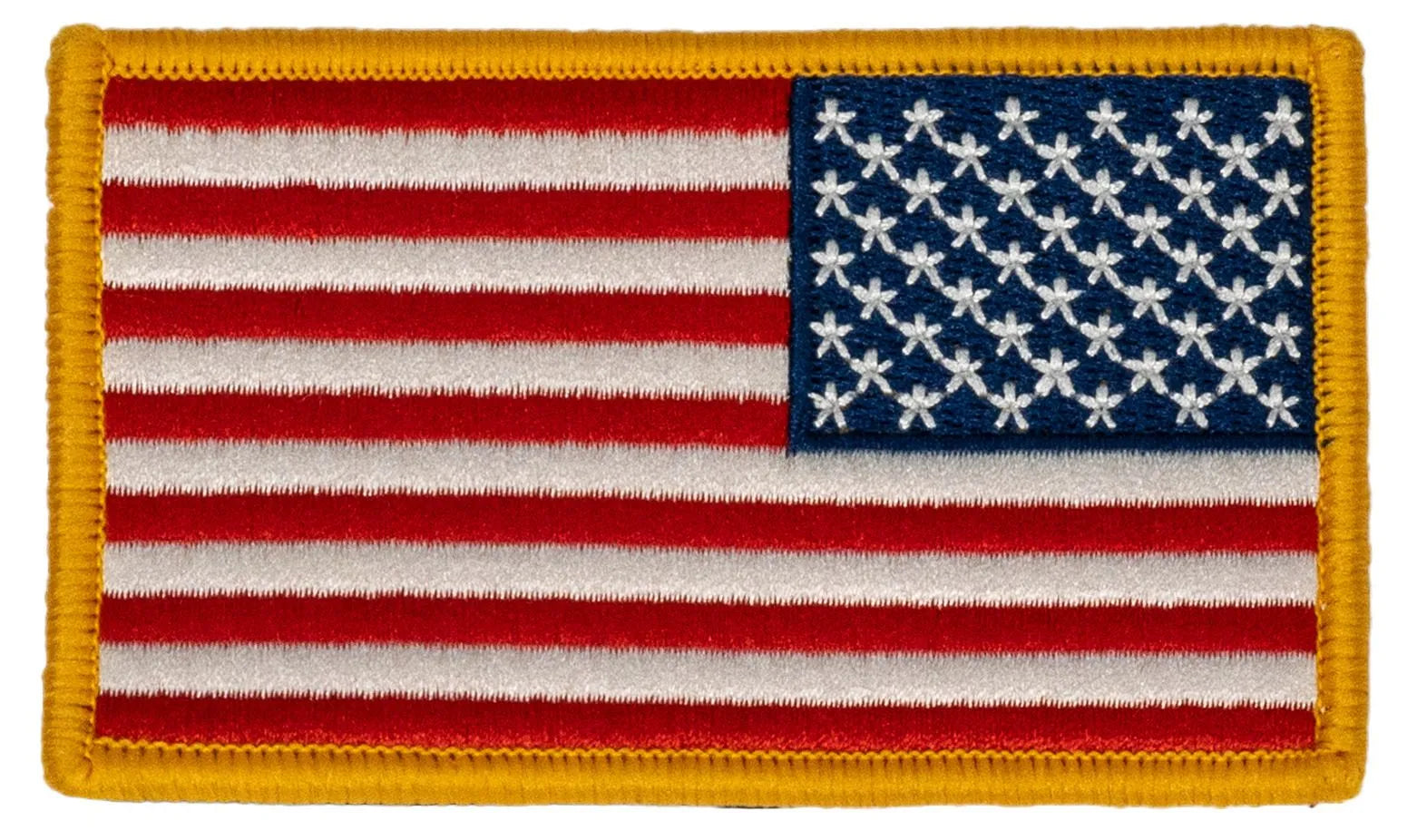 USA Reverse Flag Patch – Hook Back (SKU: F5699)