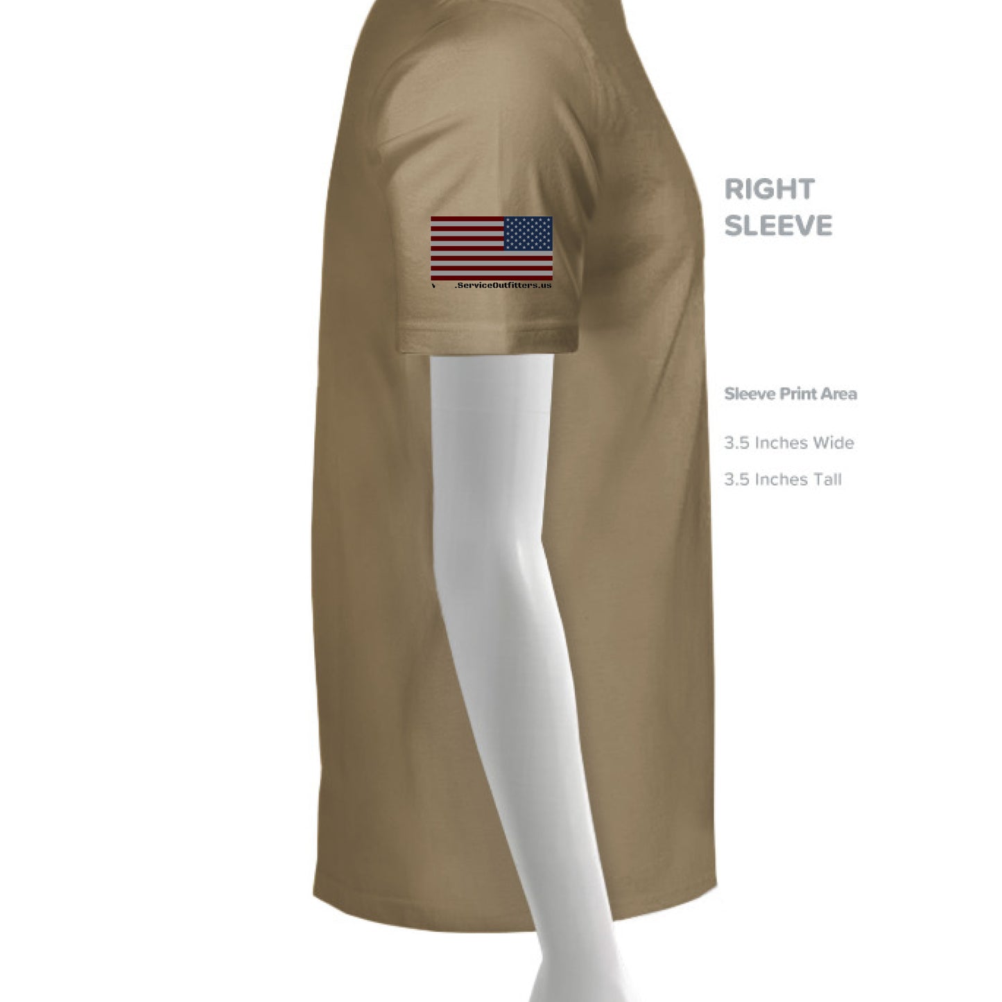 Coyote Brown - SLEEVE_RIGHT
