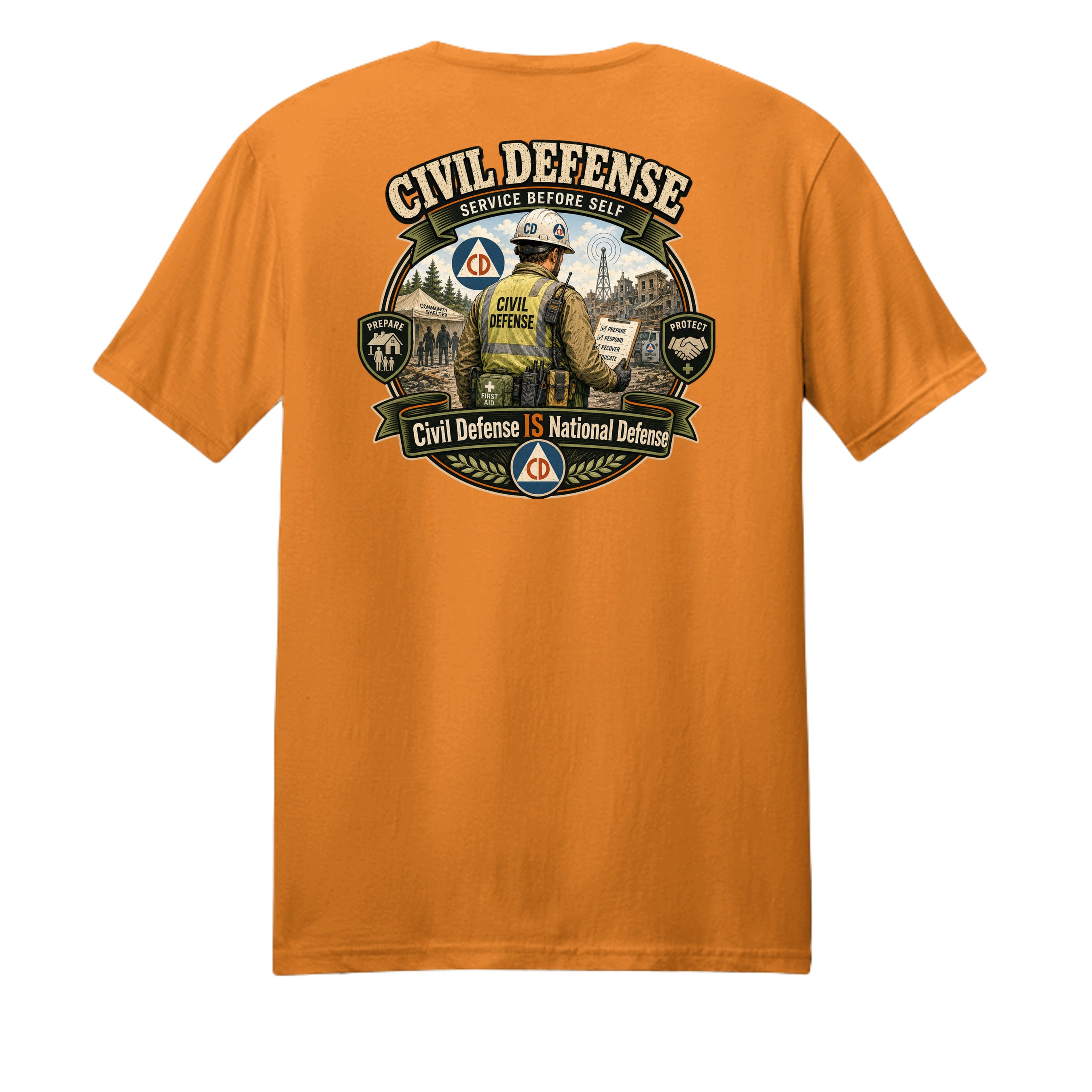 Safety Orange - PC54 - BACK