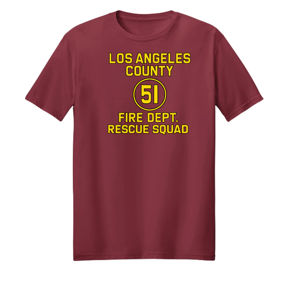 Squad 51 Door Lettering T-Shirt