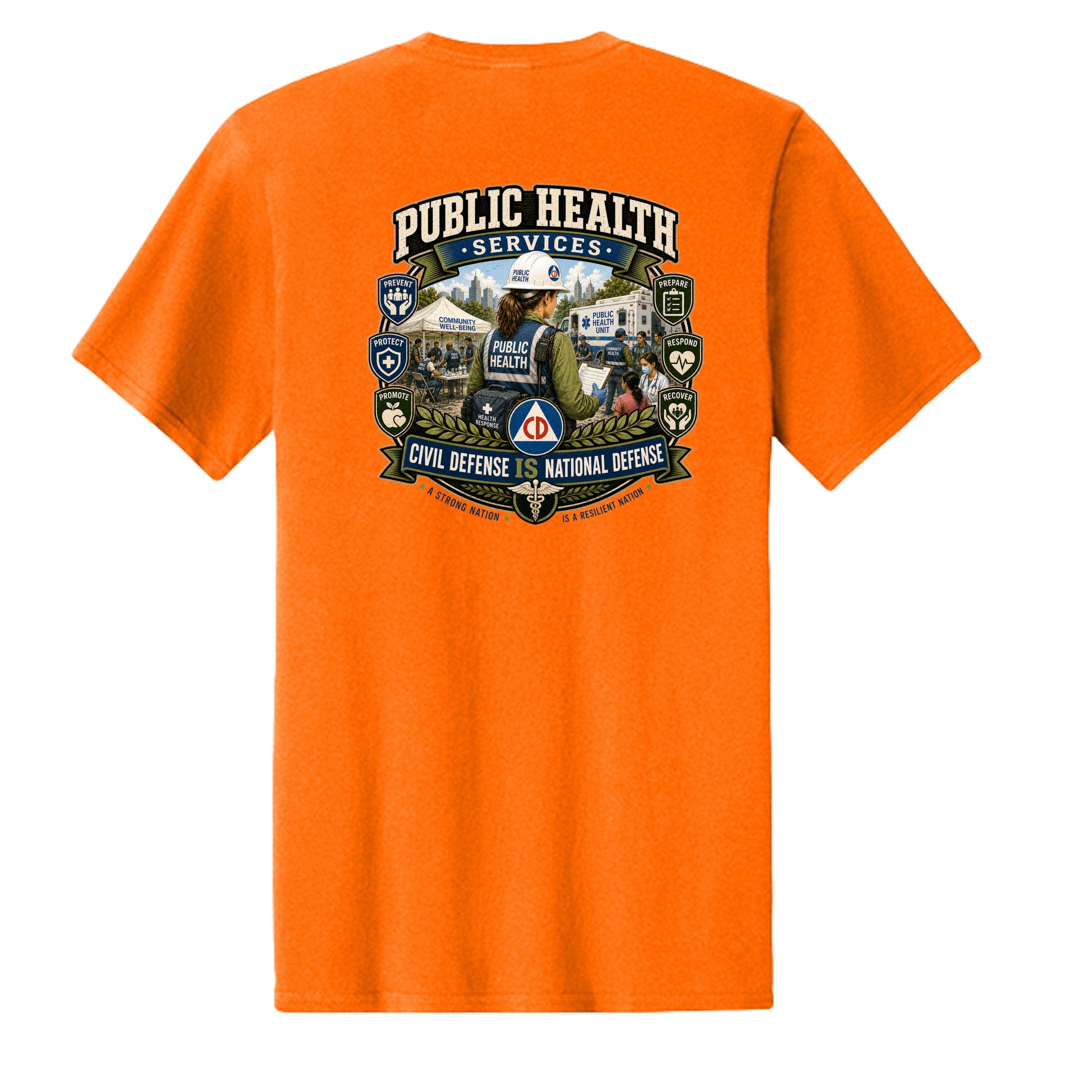 Safety Orange - PC43 - BACK