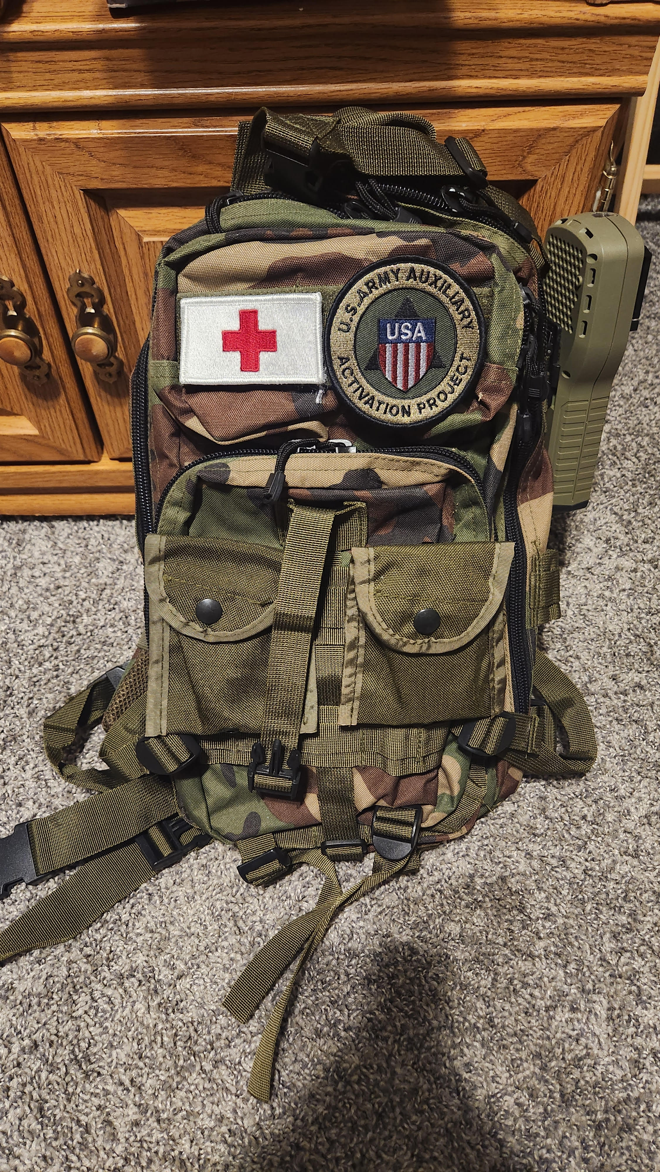 Army Auxiliary Activation Project Patch & Decal Set